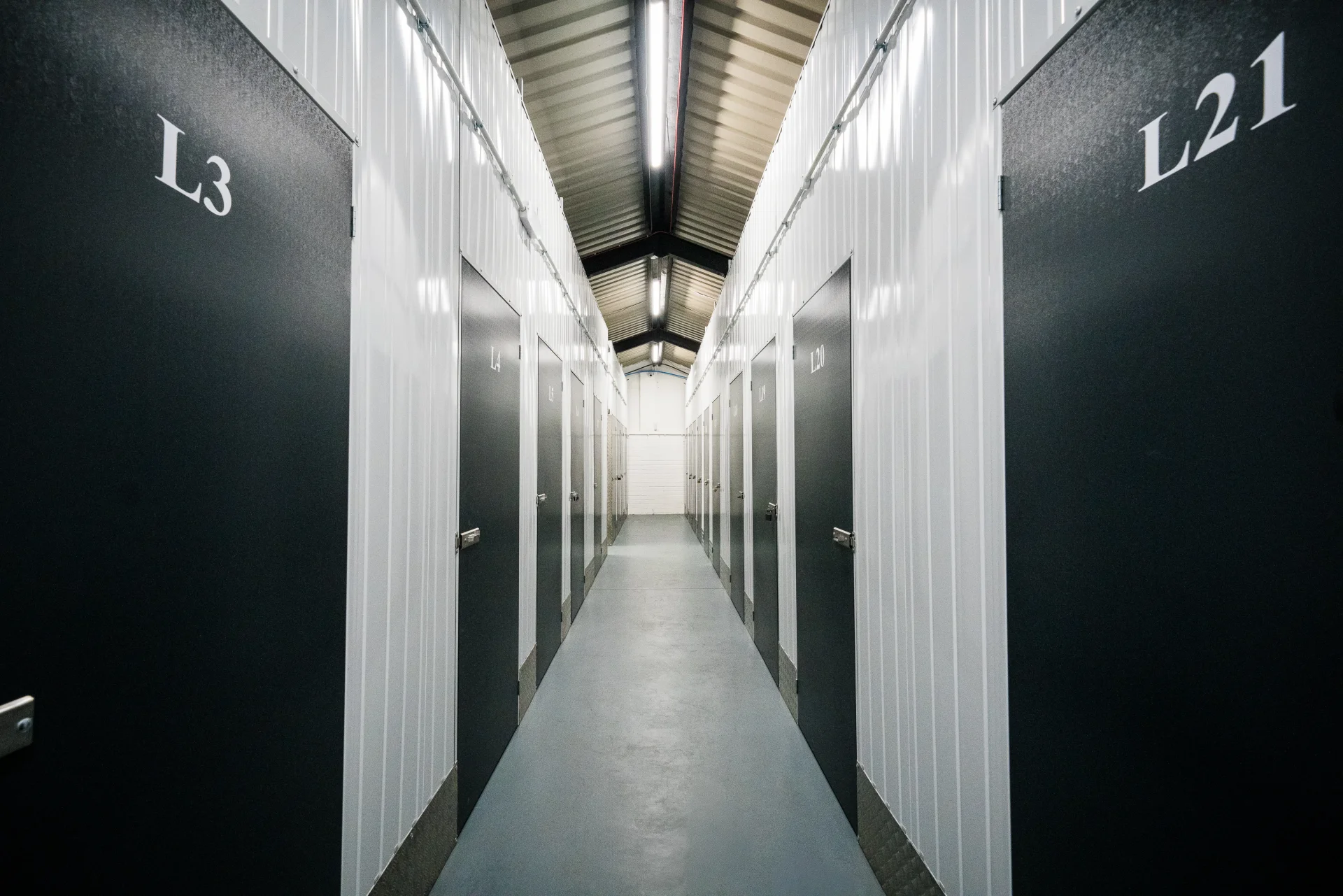 Atlantic Secure Self-Storage Barry Indoor Storage Corridor 3 Personal Storage
