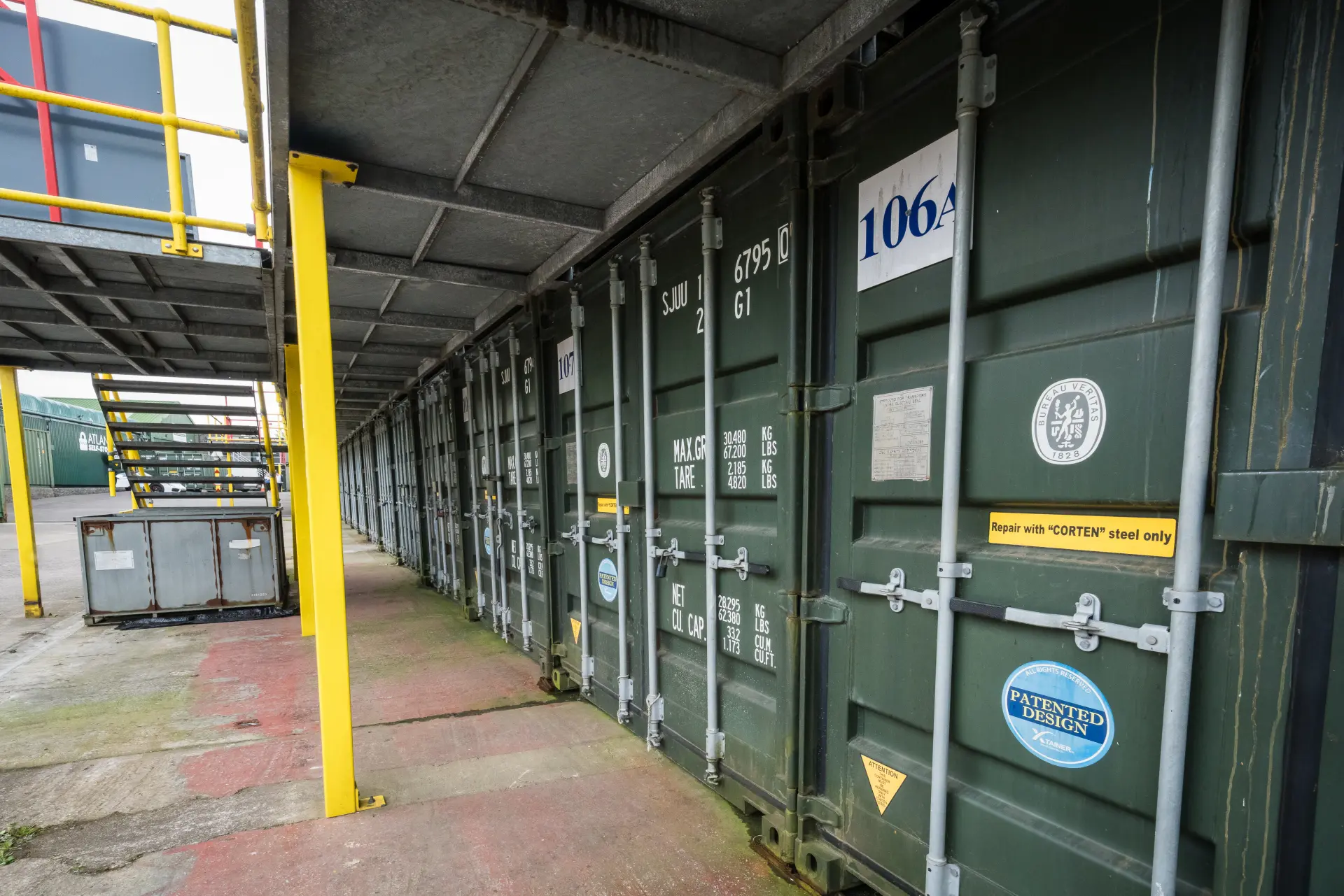 Atlantic Secure Self-Storage Barry Outdoor Container Units 11 Container Storage